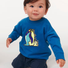 Load image into Gallery viewer, Go with the floe! 🐧- Embroidered BABIES&#39; HOODIE SWEATSHIRT
