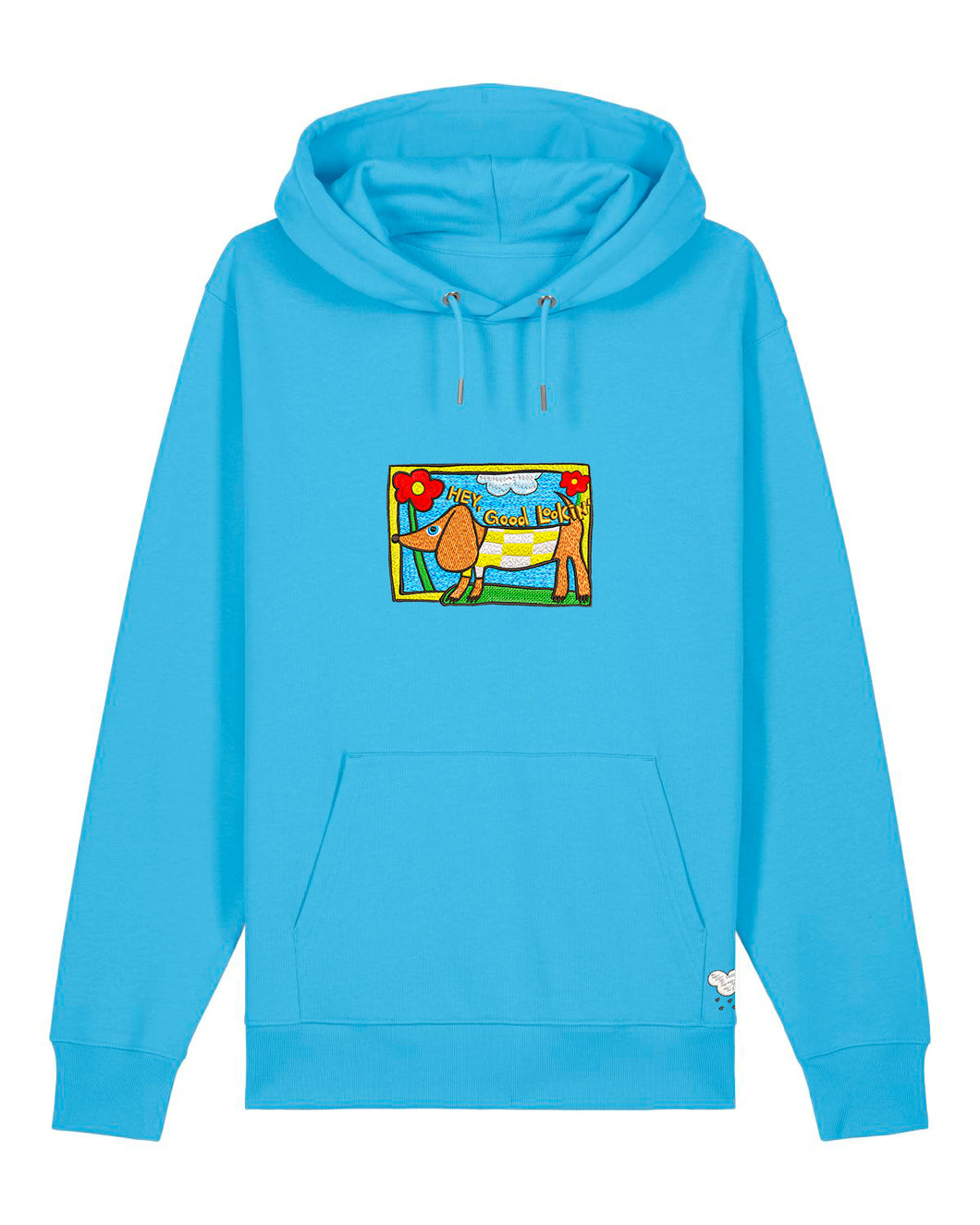 Dachshund - Hey, Good Lookin'- Embroidered UNISEX hoodie