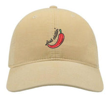 Load image into Gallery viewer, Just chillin&#39; 🌶️- Embroidered cap /corduroy needlecord cotton
