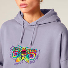 Load image into Gallery viewer, BUTTERFLY - Everything affects everything! - Embroidered women&#39;s hoodie sweatshirt
