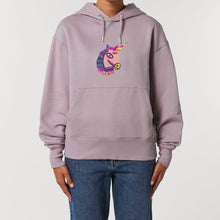 Load image into Gallery viewer, Unicorn 🦄 - Embroidered UNISEX RELAXED HOODIE SWEATSHIRT
