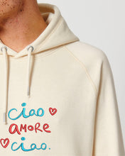 Load image into Gallery viewer, Ciao AMORE Ciao ❤️ - Embroidered UNISEX hoodie
