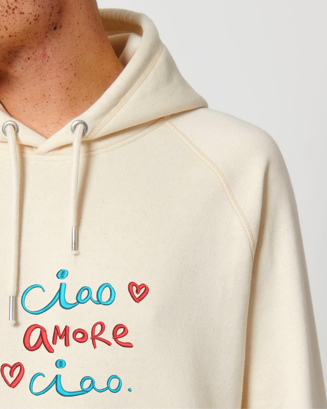 Ciao AMORE Ciao ❤️ - Embroidered UNISEX hoodie