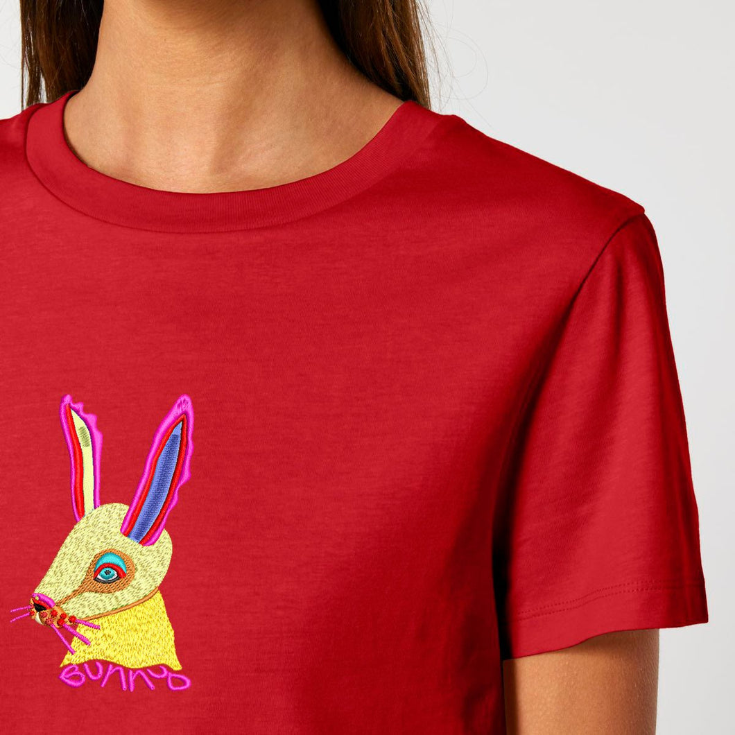 BUNNY 🐰- Embroidered Women's T-shirt