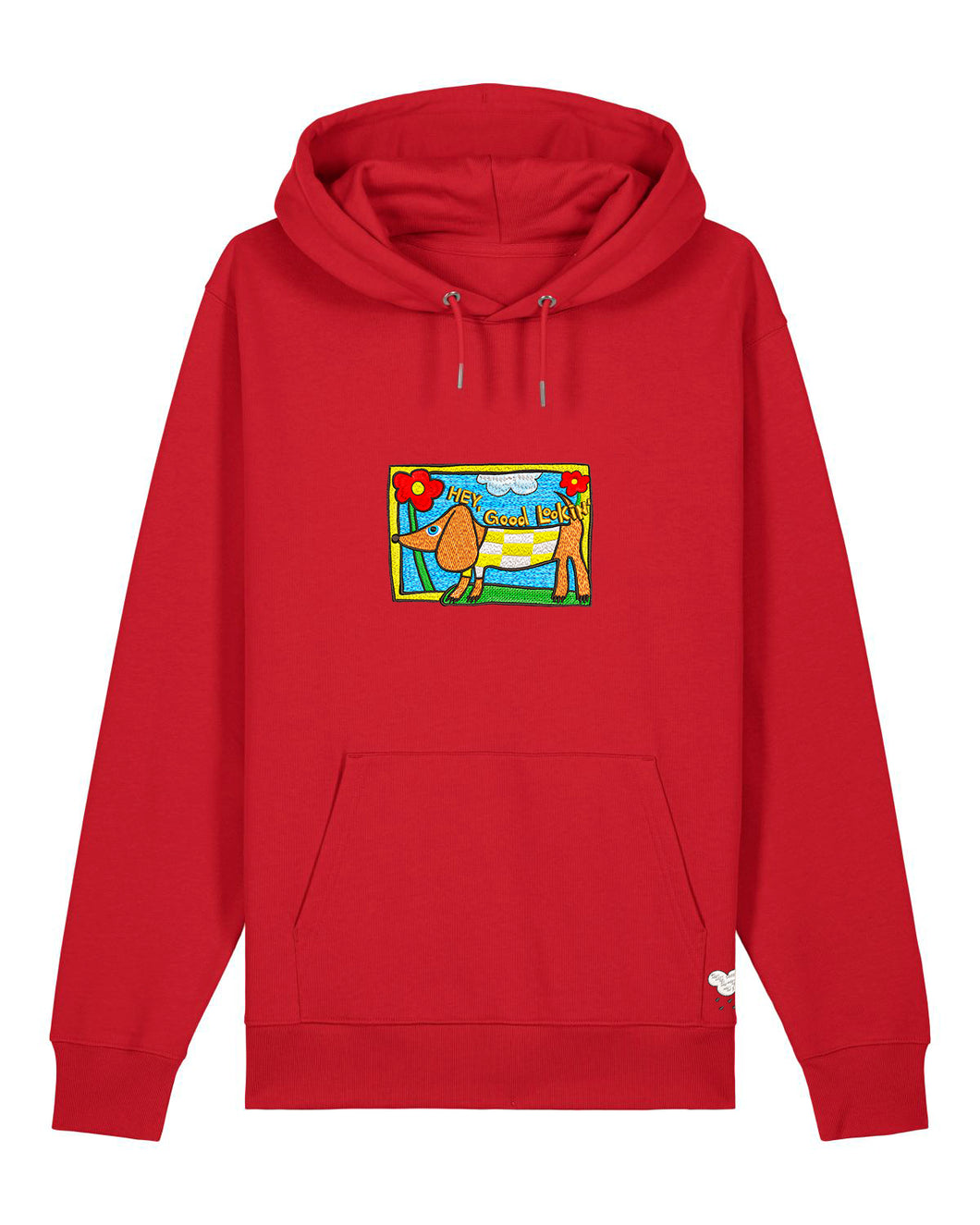 Dachshund - Hey, Good Lookin'- Embroidered UNISEX hoodie