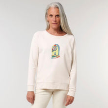 Load image into Gallery viewer, Let it SNOW 🐻‍❄️- Embroidered WOMEN&#39;S RELAXED FIT SWEATSHIRT
