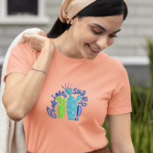 Load image into Gallery viewer, Looking sharp! 🌵- Embroidered WOMEN&#39;S T-SHIRT
