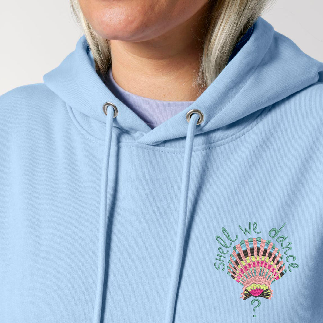 Shell we dance 🐚 Embroidered UNISEX hoodie