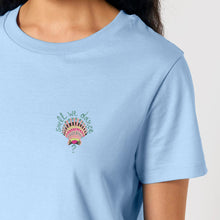 Load image into Gallery viewer, Shell we dance 🐚- Embroidered WOMEN&#39;S T-SHIRT
