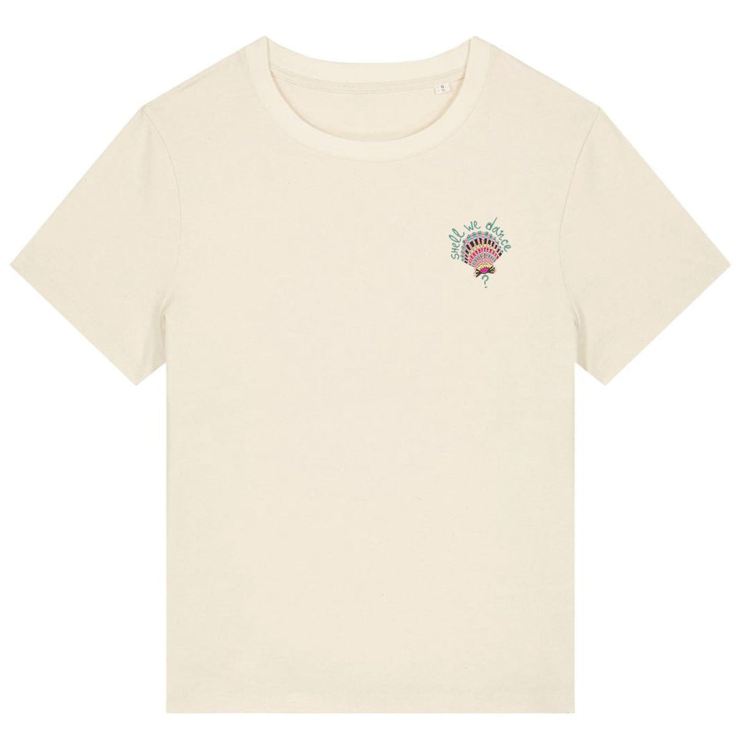 Shell we dance 🐚- Embroidered WOMEN'S T-SHIRT