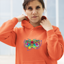 Load image into Gallery viewer, BUTTERFLY - Embroidered Unisex hoodie
