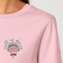 Load image into Gallery viewer, Shell we dance 🐚- Embroidered WOMEN&#39;S T-SHIRT
